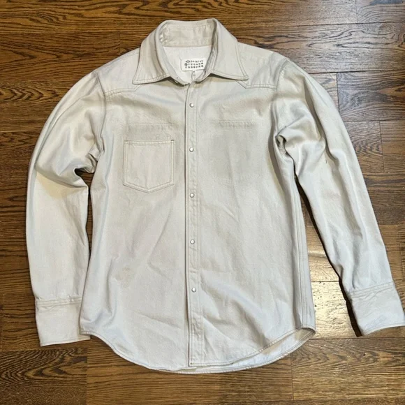 Maison Margiela White Denim Jacket